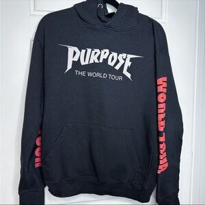 Justin Bieber Purpose Tour Black Hoodie